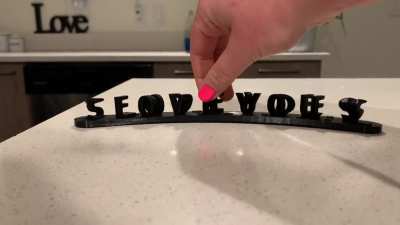 Boyfriend got a 3D printer... thought this was so sweet... until...