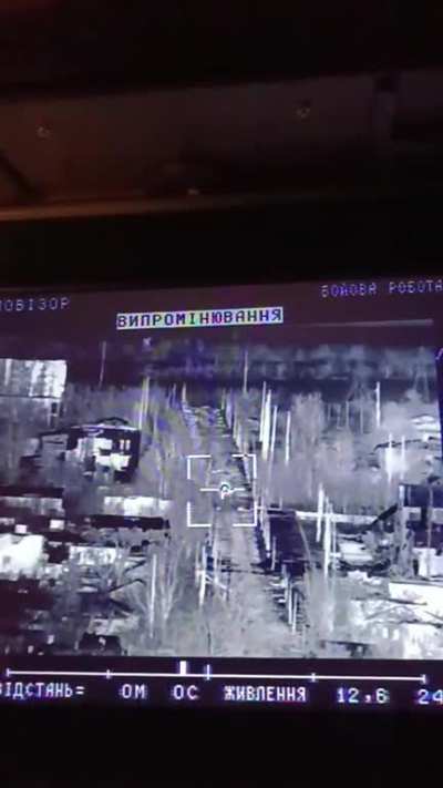 Destruction of russian BMP-2 using Stugna with thermals