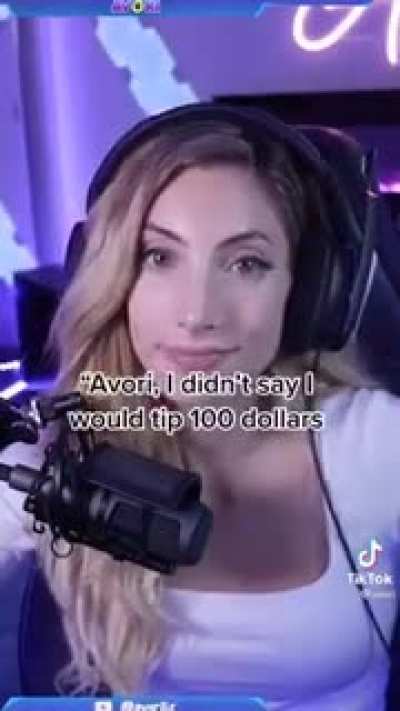 Her face!