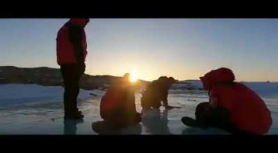 Onam in Antarctica Looks like Bharati base