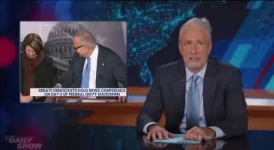 Jon Stewart: “Chuck Schumer is a human flat tire.”