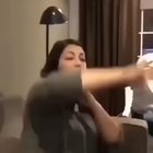 Room full of white girls singing “My Ni$$a” while a black guy sits uncomfortably silent.