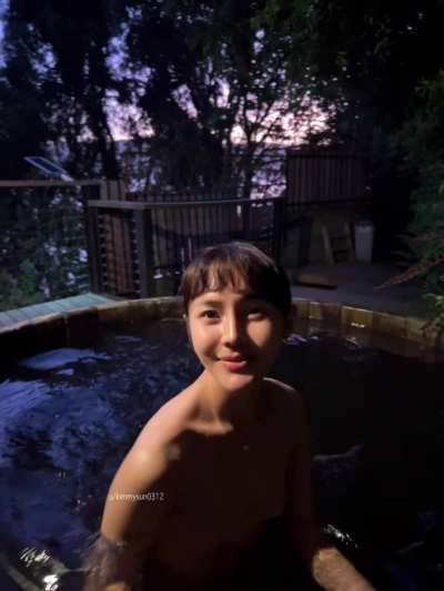 outdoor hottub
