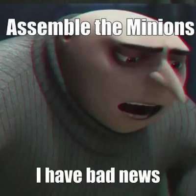 Sad and bad news