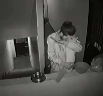 Caught sneaking out at night to meet a girl.
