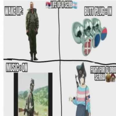 Salute da glorious modern Serb empire 😎😎🇷🇸🏳️‍⚧️💪