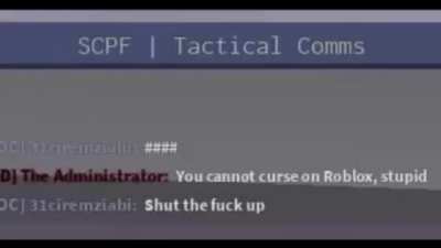 NOO don’t swear on roblox😩😩😩