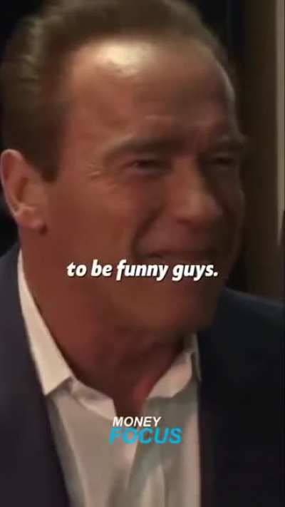 Arnold giving money advice.