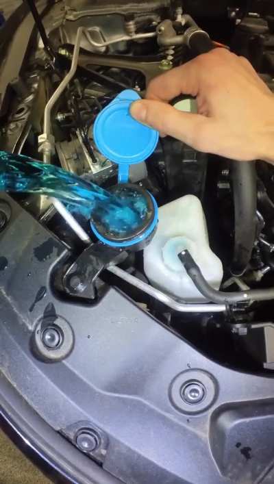 Perfect Oil Level Check and Mess Free Washer Fluid Fill