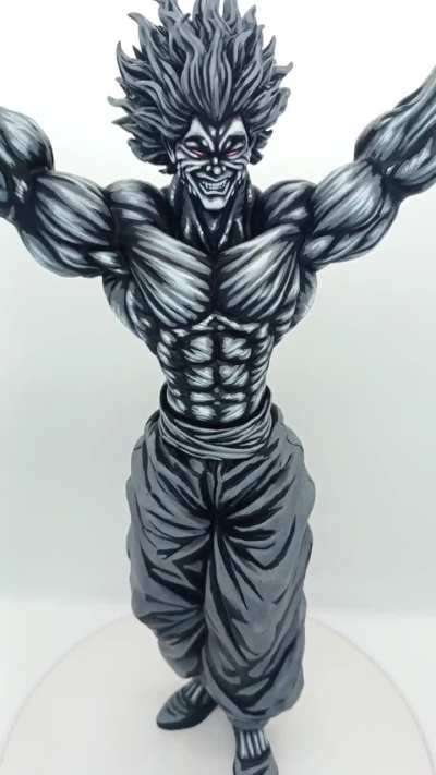 Yujiro Hanma Monochrome Repaint!