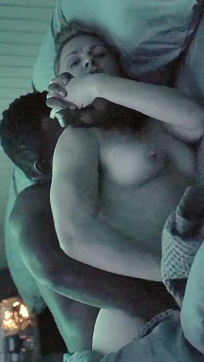 White woman enjoying BBC of her security guy while husband away