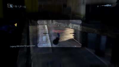 This guy used his own grenade as a shield