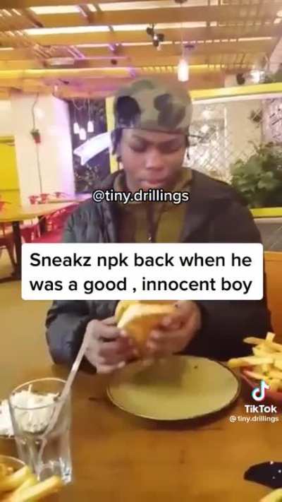 Sneakz (NPK) eating out with his mum a couple years ago🤷🏾‍♂️