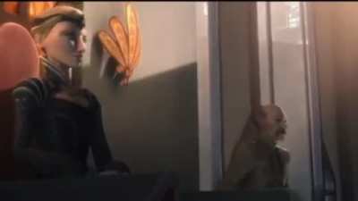 The Man in the mirror does NOT nod his head.