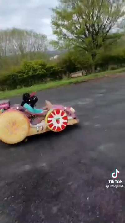 Ash Ketchum/Charizard, Vanellope von Schweetz, Final Fantasy and Mariokart by Littlejem