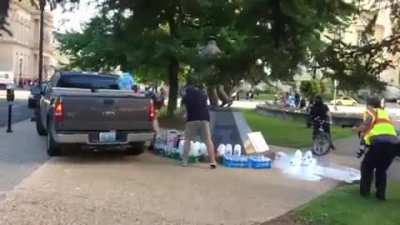 o7 to these heroes bravely defending citizens from the terror of fresh water