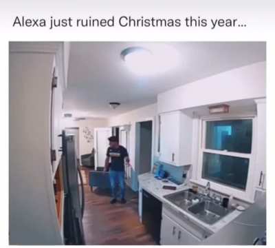 He could've saved it by saying Santa has special reindeer or something 😭