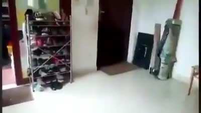 A video uploaded and later deleted by a Han Chinese man. In the video you can see him beating up three young girls, who cry out 