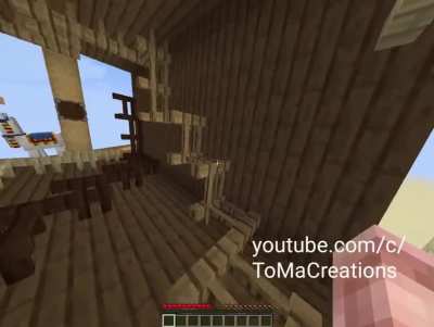 Another parkour i made with the Create mod. The things you can make really are amazing