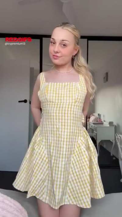 do you like my dress?