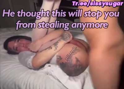 You're addicted to sissygasms now