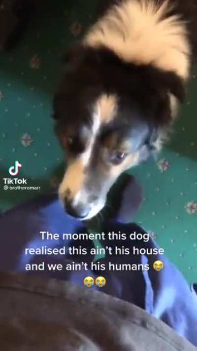 To find his house