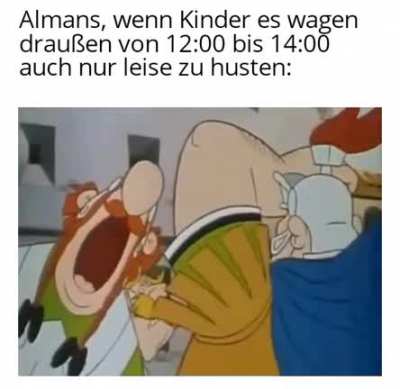 Nachbar Alman-Andi sorgt natürlich für Ruhe und Ordnung /s