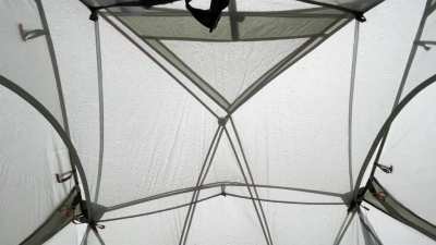Rain hits my tent in the wilderness