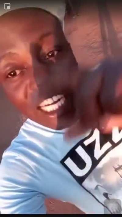 African man struggles to say 
