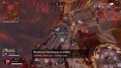 got respawned in final ring for the clutch!