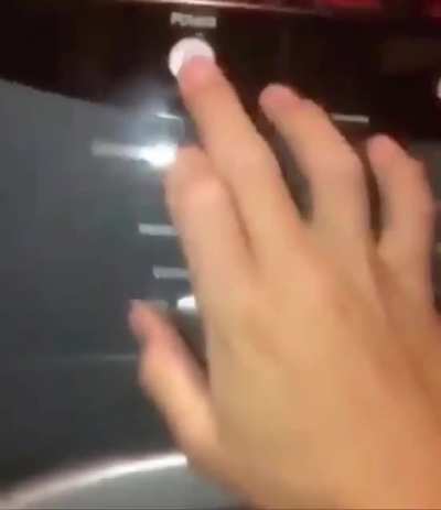 When my little brother touches my PC.