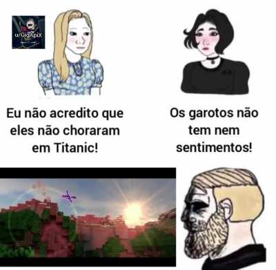 Aqui nós separamos garotos de homens