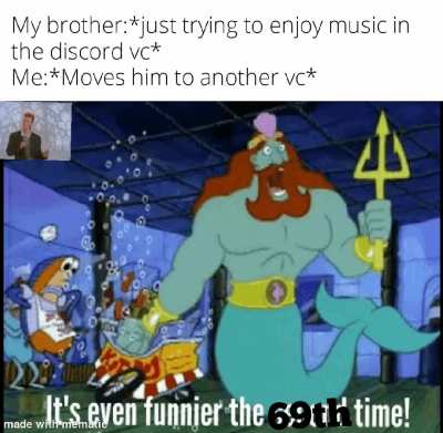 Who tf-my brother probably