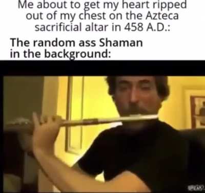 that shaman be hitting