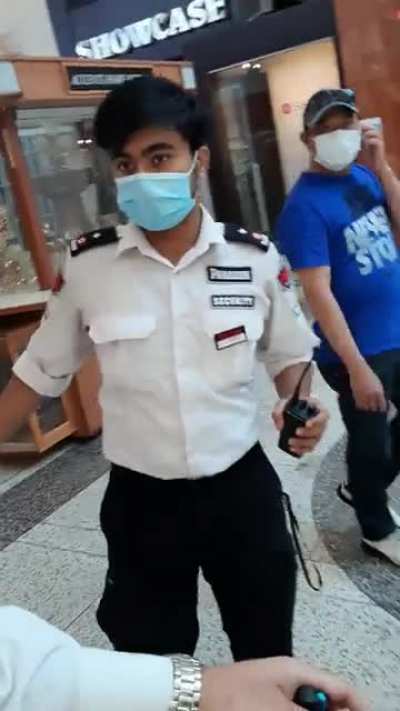 Dude Gets mad At Woman Not wearing a mask...(Toronto Canada)