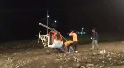 Man dies while testing homemade helicopter on 10/08/2021 (Maharashtra,India). More info in comments.