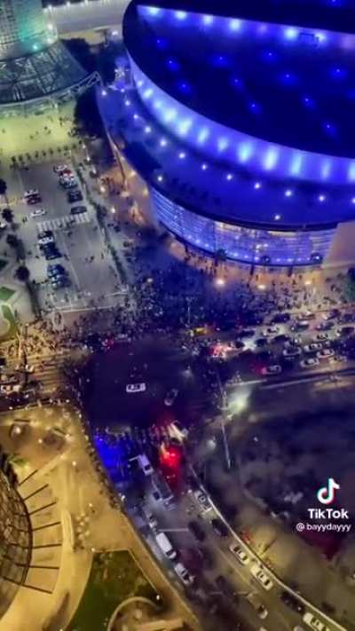 Downtown LA takeover causes mayhem