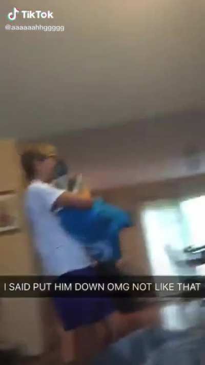 Put him down