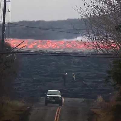 This is not a time-lapse video. Amazing footage of a river of lava moving at an incredible speed captured by photographer Ken Boyer.