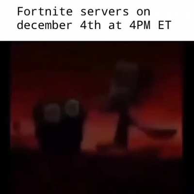 The end is near...