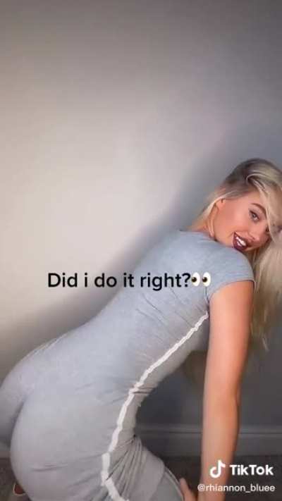 Did she do it right?