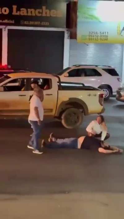 What kind of martial arts training does the officer have?