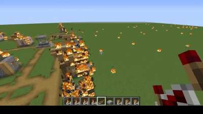 Attacked a village with Katyusha Rocket Launchers