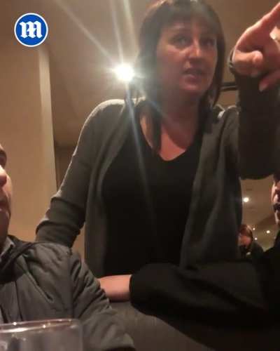 Woman starts confrontation over booth at restaurant 