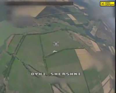 Ukrainian FPVs with remote detonation destroying Zala drones in flight.