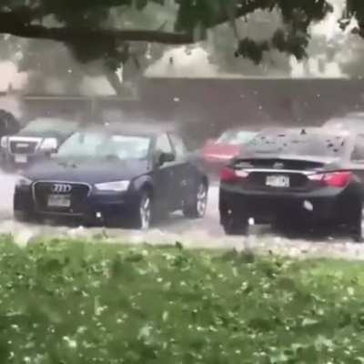 What the hail man