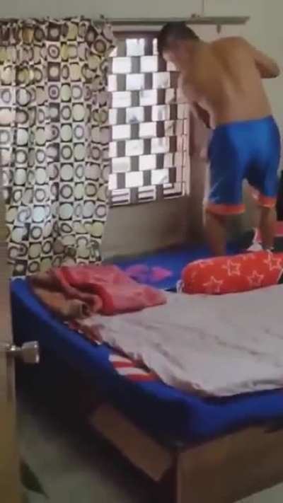 There's something under the bed