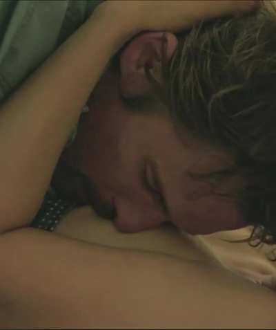 Julie Delpy's nipples sucked in Before Midnight (2013)