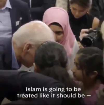 Joe Biden to the Muslims during the election. Where is he now when the IDF commit war crimes against the Palestinian people?