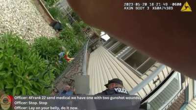 Officers shoot resisting man and his dog after being attacked by both